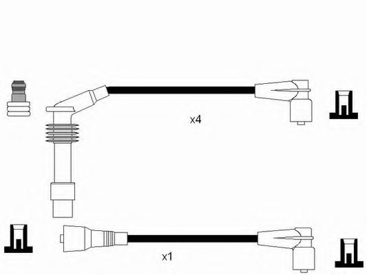 NGK 7070 Ignition Cable Kit